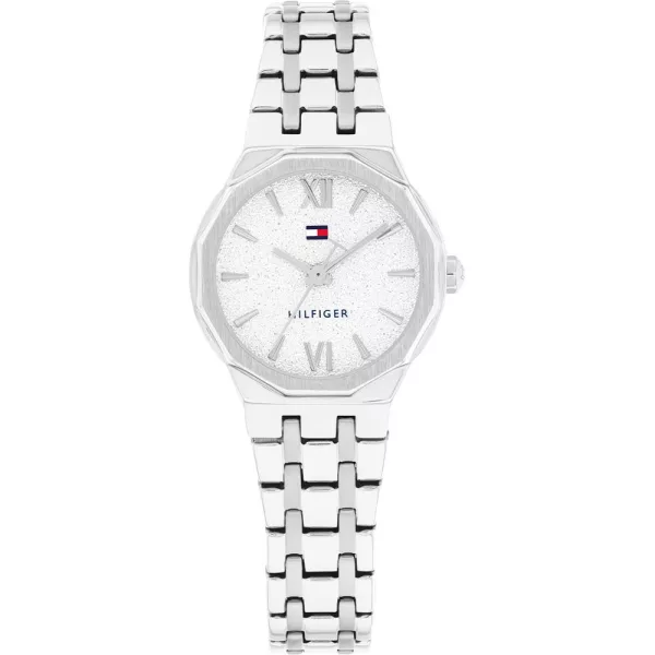 Tommy Hilfiger Mackenzie women's watch TH1782889, silver dial, silver stainless steel strap
