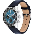 Tommy Hilfiger TH85 Chrono men's watch TH1792187, blue dial, blue leather strap