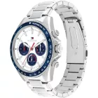 Tommy Hilfiger Clark men's watch TH1792238, white dial, silver stainless steel strap