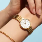 Bering Classic women's watch 19126-734, gold stainless steel strap