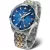 Vostok Europe N1 Rocket Radio Room Limited Edition men's watch NH34-224A793-B, blue dial, silver stainless steel strap