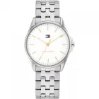 Tommy Hilfiger Jade women's watch set TH2770219, white dial, silver stainless steel strap