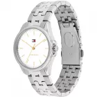 Tommy Hilfiger Jade women's watch set TH2770219, white dial, silver stainless steel strap