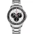 Doxa Trofeo men's watch 287.10.021W.10, silver dial, silver stainless steel strap
