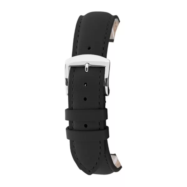 Rochet New York black leather watch strap, 12 mm – 3011201XS