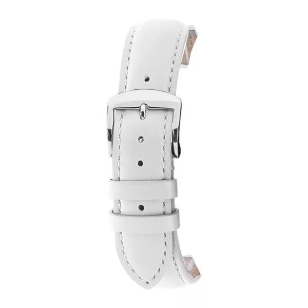 Rochet New York white leather watch strap, 14 mm – 3011402XS