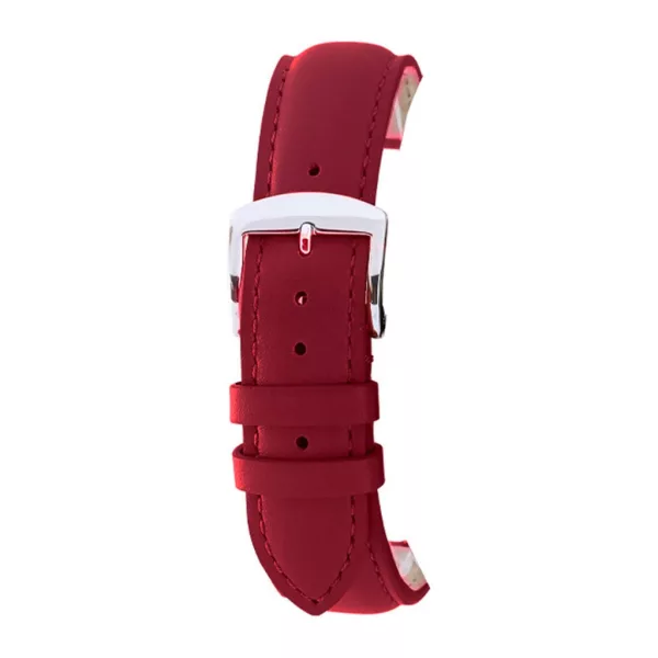 Rochet New York red leather watch strap, 20 mm – 3012005XS