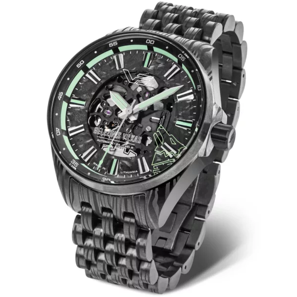 Vostok Europe Geležinis Vilkas men's watch NH72-326D777