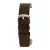 Rochet brown leather watch strap, 20 mm – 3442003