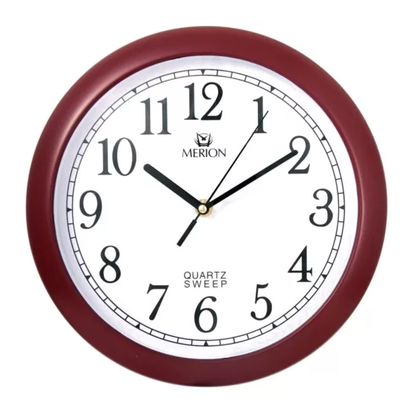 Merion burgundy wall clock 3515-4