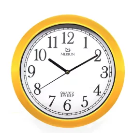 Merion yellow wall clock 3515-6