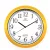 Merion yellow wall clock 3515-6
