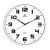 Merion white wall clock 3522-7