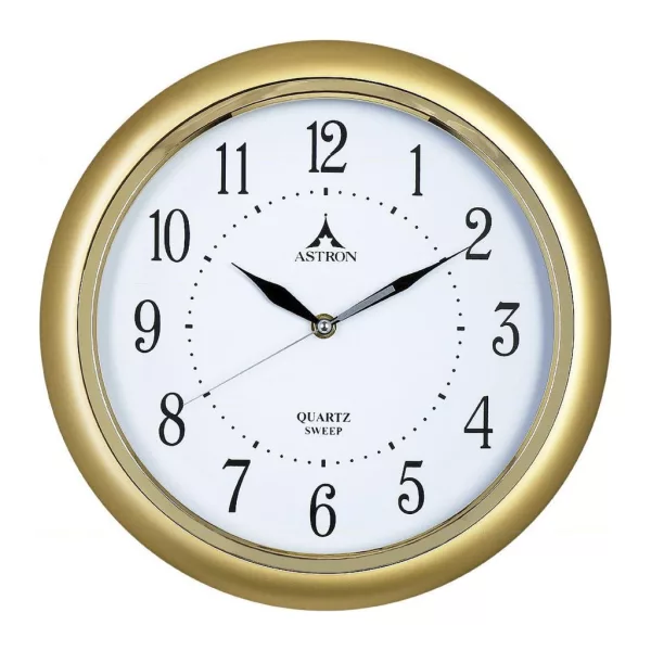Astron gold wall clock 3544-9