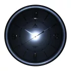 Astron two-tone wall clock 3547-0