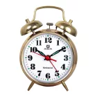Merion gold metal alarm clock 3552-9