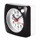 Merion black alarm clock 3740-1