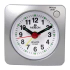 Merion silver alarm clock 3740-8