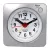 Merion silver alarm clock 3740-8