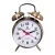Merion brown metal alarm clock 3798-9