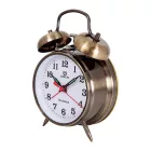 Merion brown metal alarm clock 3798-9