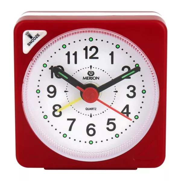Merion burgundy alarm clock 3801-4