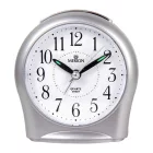 Merion silver alarm clock 3846-8