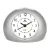 Merion silver alarm clock 3849-8