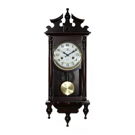 Merion walnut wooden pendulum wall clock 3941-2