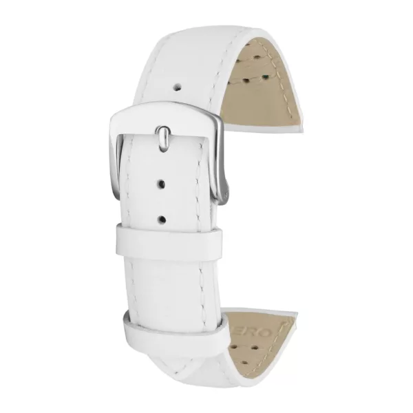 Rochet Baltimore white leather watch strap, 20 mm – 5012002