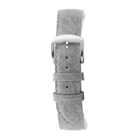   Rochet Buffalo pearl grey leather watch strap, 12 mm – 5020323