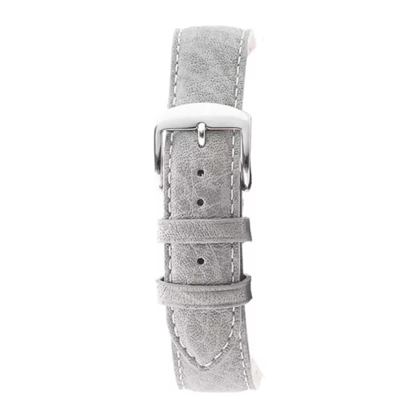 Rochet Buffalo grey leather watch strap, 18 mm – 5020600