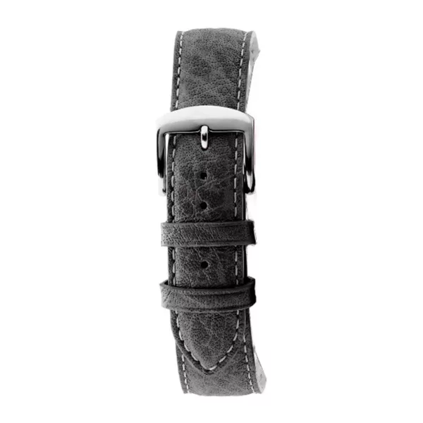 Rochet Buffalo black leather watch strap, 16 mm – 5025501