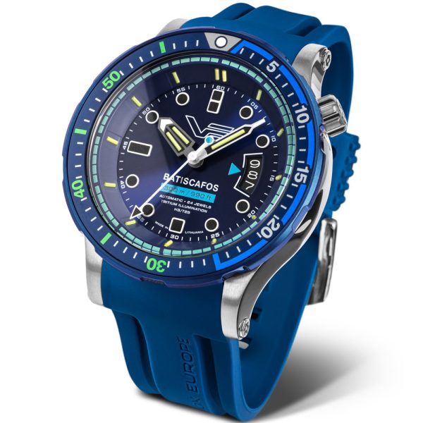 Vostok Europe Batiscafos men's watch NH35-511E768-SBLU