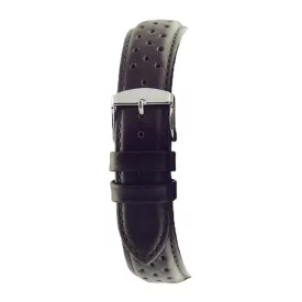   Rochet San Marino black leather watch strap, 22 mm – 5130801