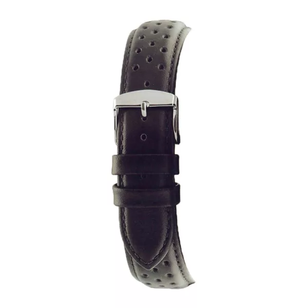 Rochet San Marino black leather watch strap, 22 mm – 5130801