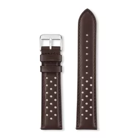   Rochet San Marino brown leather watch strap, 22 mm – 5130803LN26