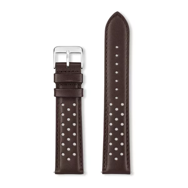 Rochet San Marino brown leather watch strap, 22 mm – 5130803LN26