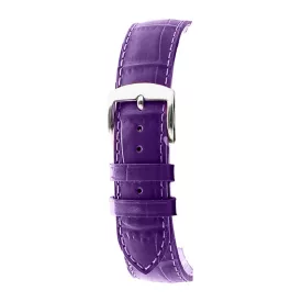   Rochet Yaoundé lavender leather watch strap, 18 mm – 5190615