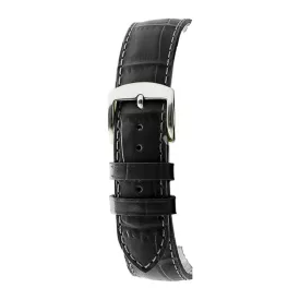 Rochet Yaoundé black leather watch strap, 12 mm – 5195301