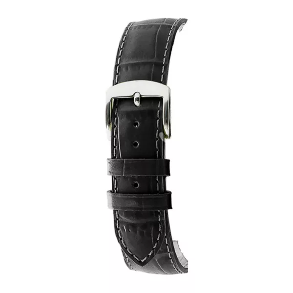 Rochet Yaoundé black leather watch strap, 12 mm – 5195301