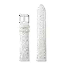   Rochet Opaline white leather watch strap, 14 mm – 5381402ST