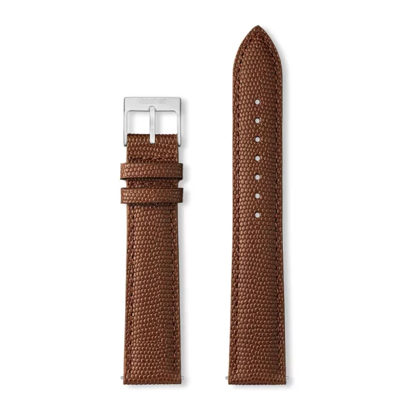 Rochet Opaline brown leather watch strap, 14 mm – 5381403ST