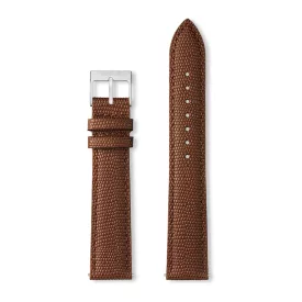   Rochet Opaline brown leather watch strap, 20 mm – 5382003ST