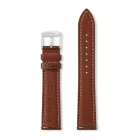 Rochet Opaline brown leather watch strap, 20 mm – 5382003ST