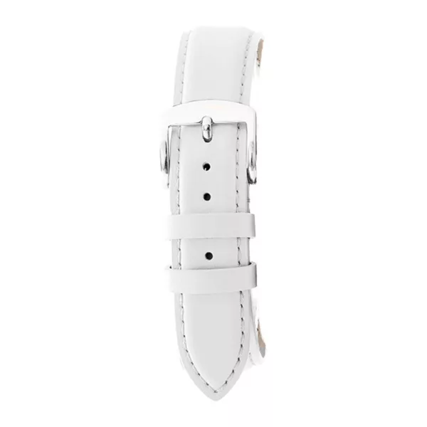 Rochet Miami white leather watch strap, 18 mm – 5411802ST