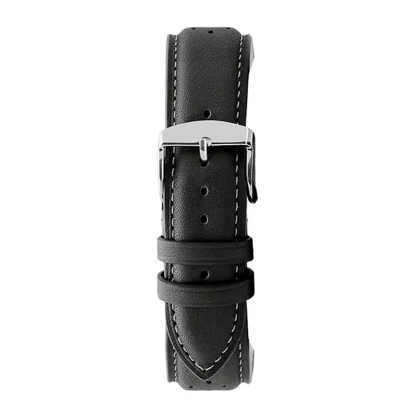 Rochet Nevada black leather watch strap, 20 mm – 5422001ST