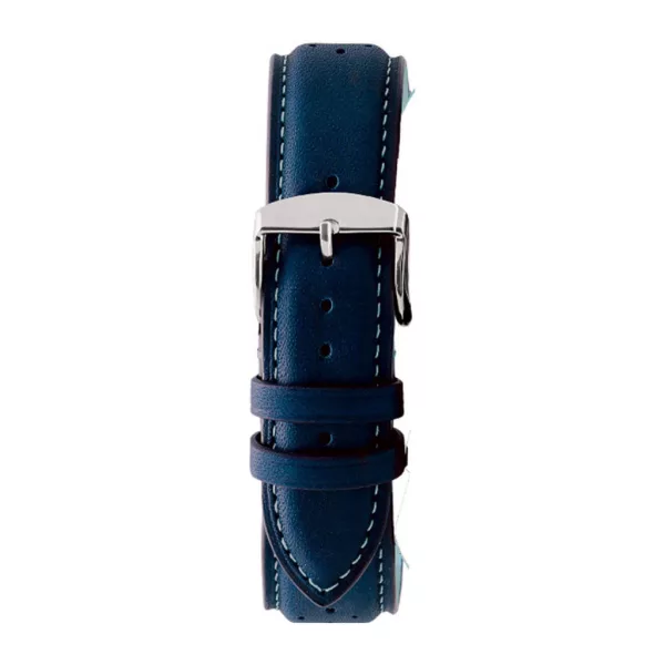Rochet Nevada navy blue leather watch strap, 20 mm – 5422006ST