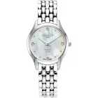 Roamer Soleure diamond women's watch 547857 41 25 50, silver stainless steel strap