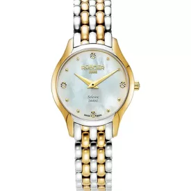 Roamer Soleure diamond women's watch 547857 47 25 50, silver stainless steel strap